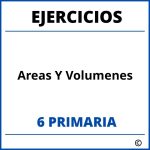 Ejercicios Areas Y Volumenes 6 Primaria PDF
