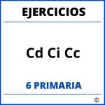 Ejercicios Cd Ci Cc 6 Primaria PDF