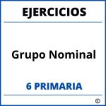 Ejercicios Grupo Nominal 6 Primaria PDF