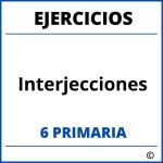 Ejercicios Interjecciones 6 Primaria PDF