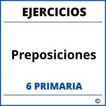 Ejercicios Preposiciones 6 Primaria PDF