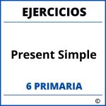Ejercicios Present Simple 6 Primaria PDF