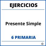 Ejercicios Presente Simple 6 Primaria PDF