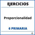 Ejercicios Proporcionalidad 6 Primaria PDF