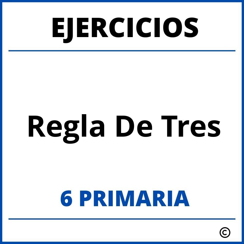 Ejercicios Regla De Tres 6 Primaria PDF