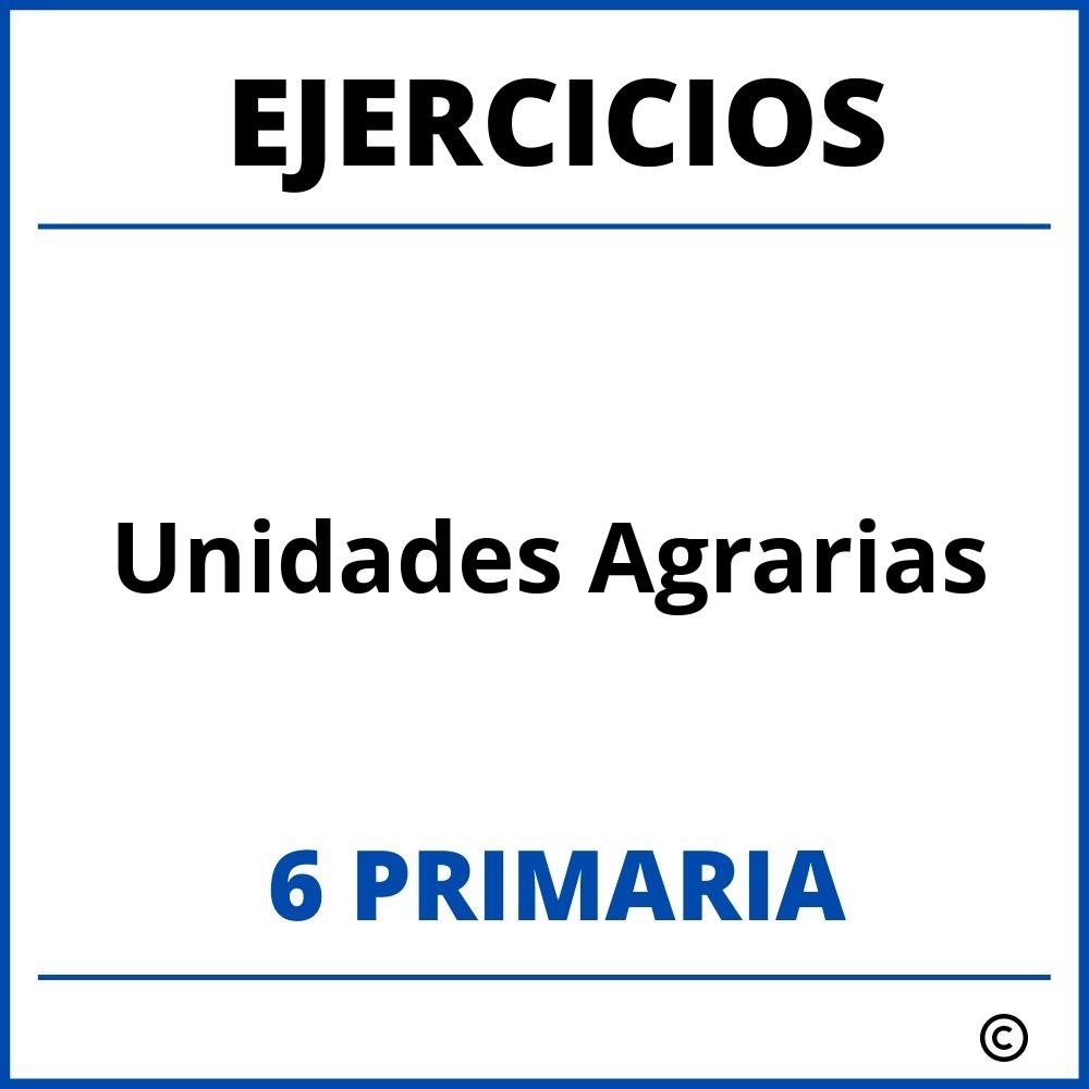 Ejercicios Unidades Agrarias 6 Primaria PDF